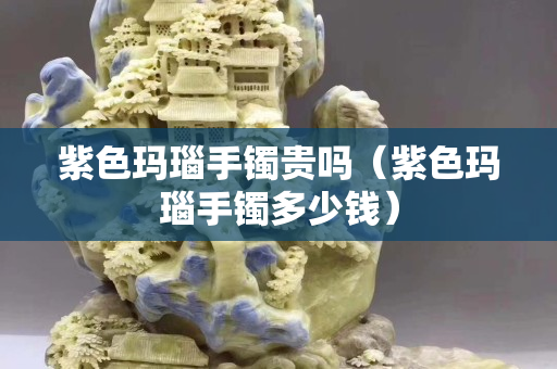 紫色瑪瑙手鐲貴嗎（紫色瑪瑙手鐲多少錢）