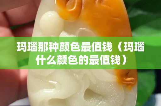 瑪瑙那種顏色最值錢（瑪瑙什么顏色的最值錢）