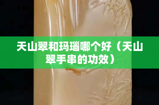 天山翠和瑪瑙哪個好（天山翠手串的功效）