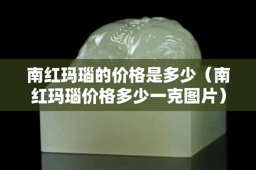南紅瑪瑙的價格是多少（南紅瑪瑙價格多少一克圖片）