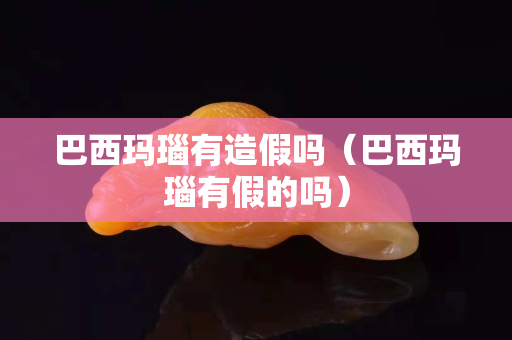 巴西瑪瑙有造假嗎（巴西瑪瑙有假的嗎）