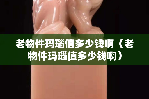 老物件瑪瑙值多少錢啊（老物件瑪瑙值多少錢啊）