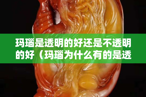 瑪瑙是透明的好還是不透明的好（瑪瑙為什么有的是透明的有的不透明）