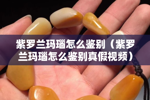 紫羅蘭瑪瑙怎么鑒別（紫羅蘭瑪瑙怎么鑒別真假視頻）
