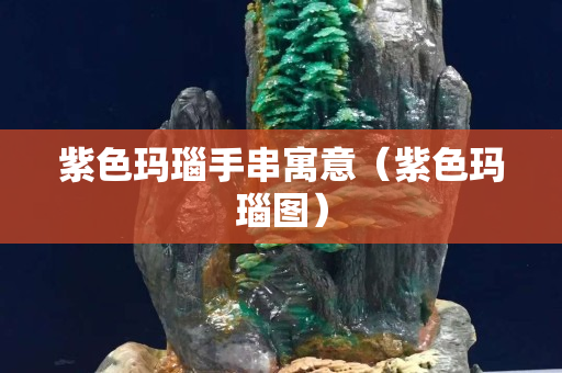 紫色瑪瑙手串寓意（紫色瑪瑙圖）