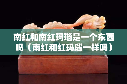 南紅和南紅瑪瑙是一個東西嗎（南紅和紅瑪瑙一樣嗎）
