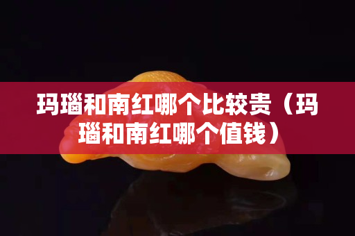 瑪瑙和南紅哪個比較貴（瑪瑙和南紅哪個值錢）