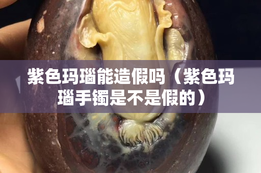 紫色瑪瑙能造假嗎（紫色瑪瑙手鐲是不是假的）