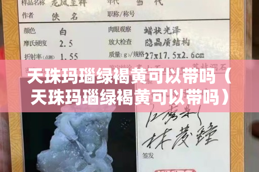 天珠瑪瑙綠褐黃可以帶嗎（天珠瑪瑙綠褐黃可以帶嗎）