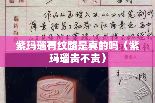 紫瑪瑙有紋路是真的嗎（紫瑪瑙貴不貴）