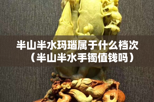 半山半水瑪瑙屬于什么檔次（半山半水手鐲值錢嗎）