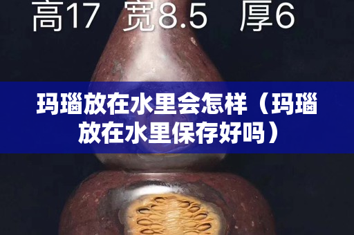 瑪瑙放在水里會怎樣（瑪瑙放在水里保存好嗎）