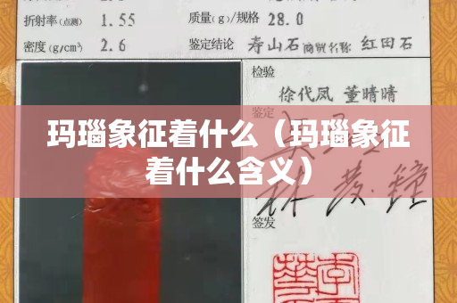 瑪瑙象征著什么（瑪瑙象征著什么含義）