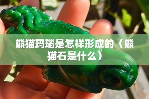 熊貓瑪瑙是怎樣形成的（熊貓石是什么）