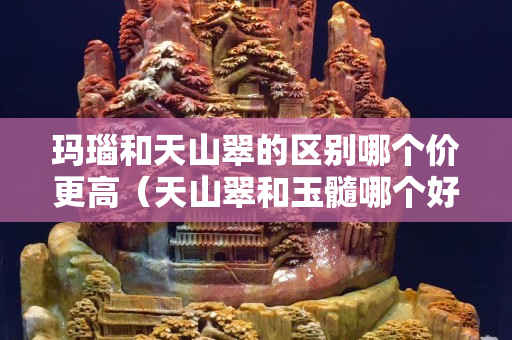 瑪瑙和天山翠的區別哪個價更高（天山翠和玉髓哪個好）