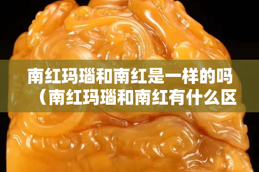 南紅瑪瑙和南紅是一樣的嗎（南紅瑪瑙和南紅有什么區別）