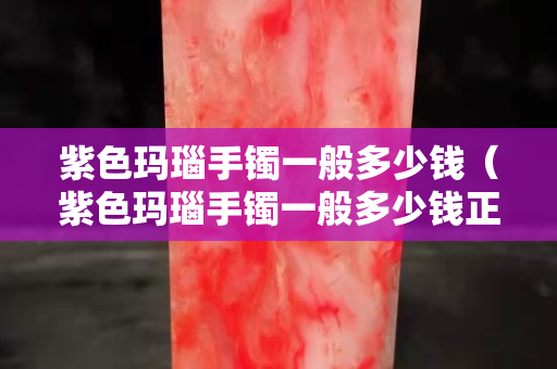 紫色瑪瑙手鐲一般多少錢（紫色瑪瑙手鐲一般多少錢正品）