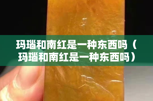 瑪瑙和南紅是一種東西嗎（瑪瑙和南紅是一種東西嗎）