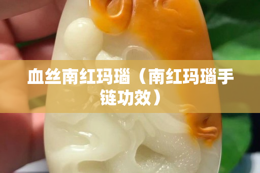 血絲南紅瑪瑙（南紅瑪瑙手鏈功效）