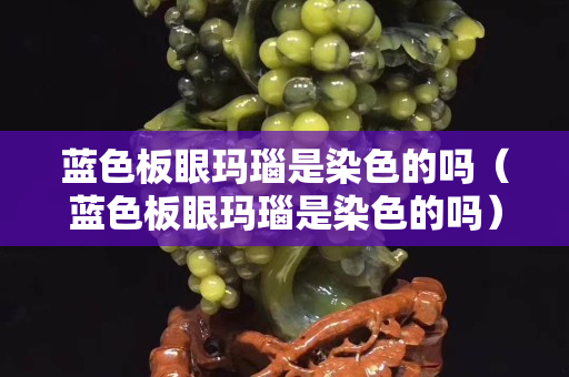 藍色板眼瑪瑙是染色的嗎（藍色板眼瑪瑙是染色的嗎）