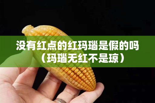 沒有紅點的紅瑪瑙是假的嗎（瑪瑙無紅不是瓊）
