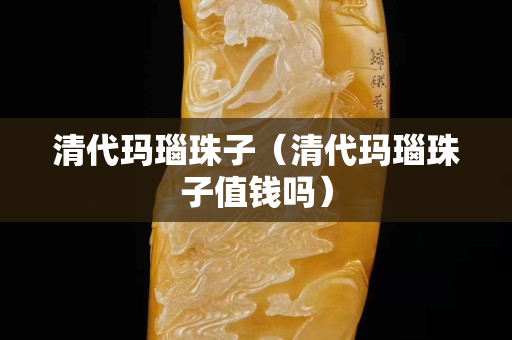 清代瑪瑙珠子（清代瑪瑙珠子值錢嗎）