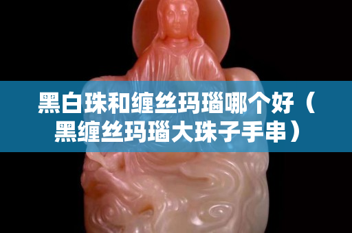 黑白珠和纏絲瑪瑙哪個好（黑纏絲瑪瑙大珠子手串）