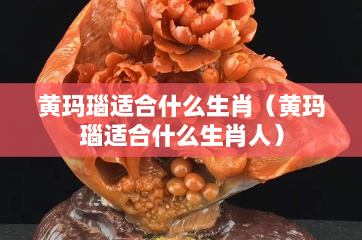 黃瑪瑙適合什么生肖（黃瑪瑙適合什么生肖人）