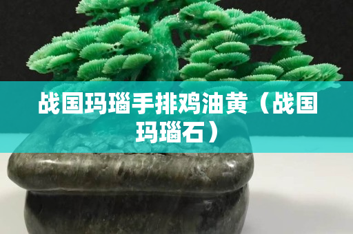 戰國瑪瑙手排雞油黃（戰國瑪瑙石）
