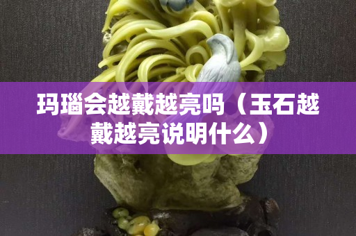 瑪瑙會(huì)越戴越亮嗎（玉石越戴越亮說明什么）