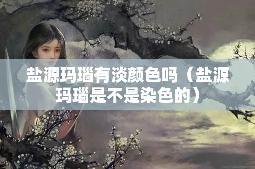 鹽源瑪瑙有淡顏色嗎（鹽源瑪瑙是不是染色的）