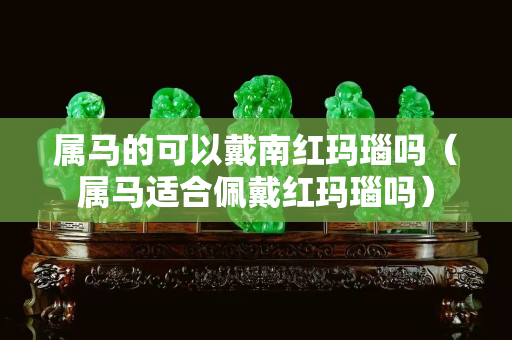 屬馬的可以戴南紅瑪瑙嗎（屬馬適合佩戴紅瑪瑙嗎）
