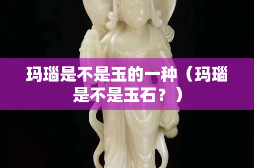 瑪瑙是不是玉的一種（瑪瑙是不是玉石？）