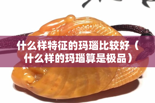 什么樣特征的瑪瑙比較好（什么樣的瑪瑙算是極品）