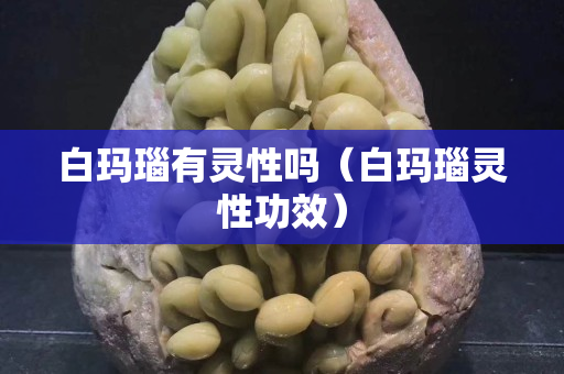 白瑪瑙有靈性嗎（白瑪瑙靈性功效）