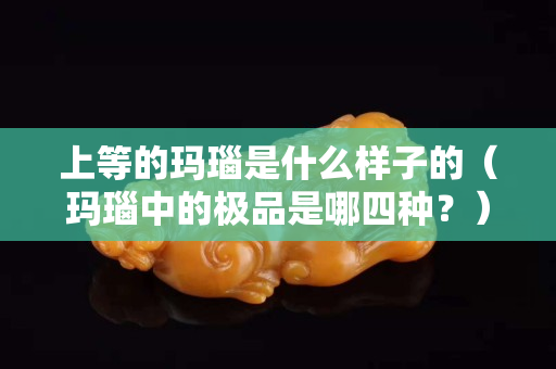 上等的瑪瑙是什么樣子的（瑪瑙中的極品是哪四種？）
