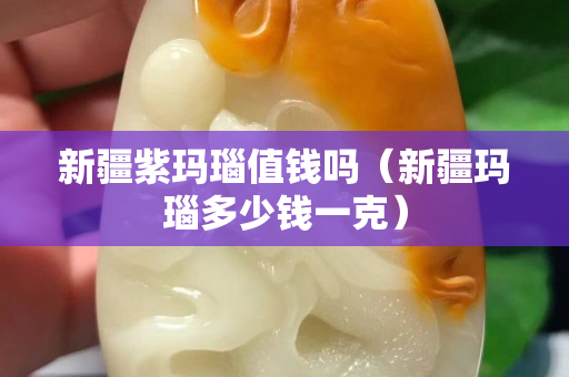 新疆紫瑪瑙值錢嗎（新疆瑪瑙多少錢一克）