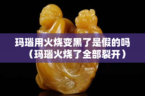 瑪瑙用火燒變黑了是假的嗎（瑪瑙火燒了全部裂開）