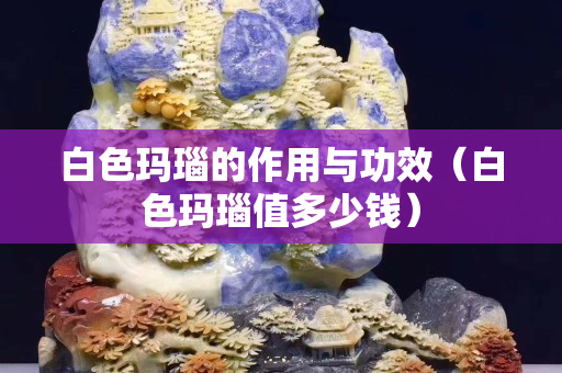 白色瑪瑙的作用與功效（白色瑪瑙值多少錢）