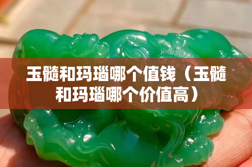 玉髓和瑪瑙哪個值錢（玉髓和瑪瑙哪個價值高）