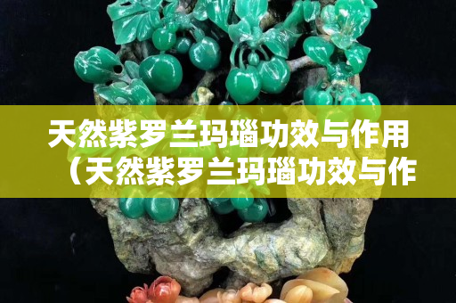 天然紫羅蘭瑪瑙功效與作用（天然紫羅蘭瑪瑙功效與作用及禁忌）