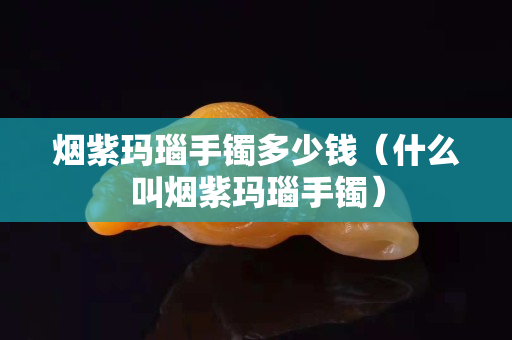 煙紫瑪瑙手鐲多少錢（什么叫煙紫瑪瑙手鐲）