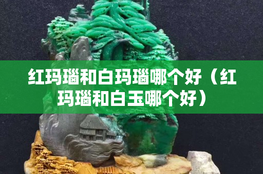 紅瑪瑙和白瑪瑙哪個好（紅瑪瑙和白玉哪個好）