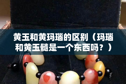 黃玉和黃瑪瑙的區別（瑪瑙和黃玉髓是一個東西嗎？）
