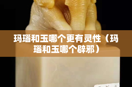 瑪瑙和玉哪個更有靈性（瑪瑙和玉哪個辟邪）