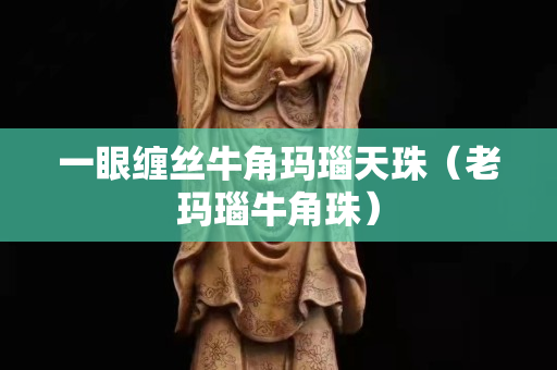 一眼纏絲牛角瑪瑙天珠（老瑪瑙牛角珠）
