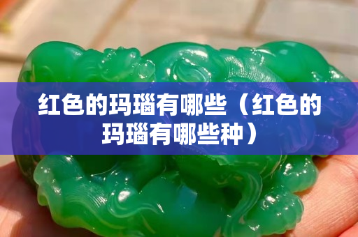 紅色的瑪瑙有哪些（紅色的瑪瑙有哪些種）
