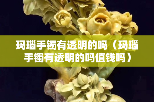 瑪瑙手鐲有透明的嗎（瑪瑙手鐲有透明的嗎值錢嗎）