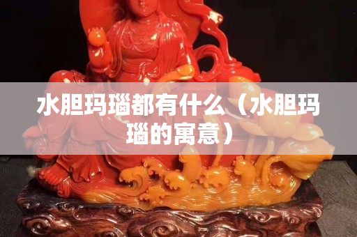 水膽瑪瑙都有什么（水膽瑪瑙的寓意）