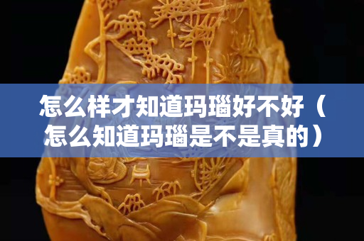 怎么樣才知道瑪瑙好不好（怎么知道瑪瑙是不是真的）